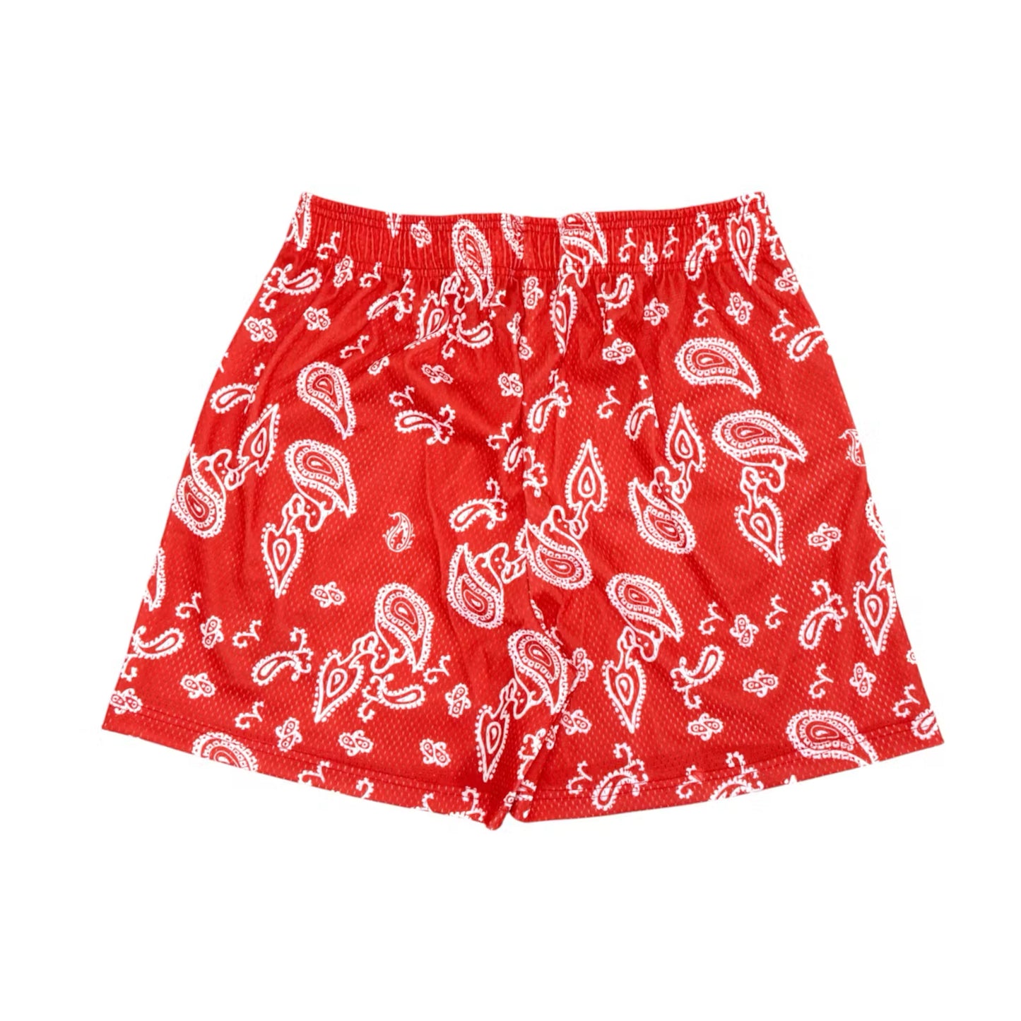 EE shorts red bandana