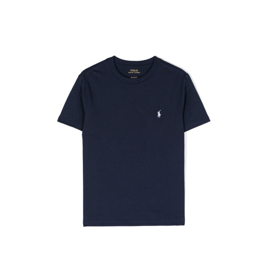 Ralph T shirt dark blue white logo