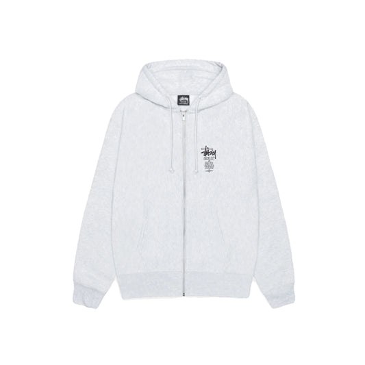 $tusy box logo zip hoodie grey
