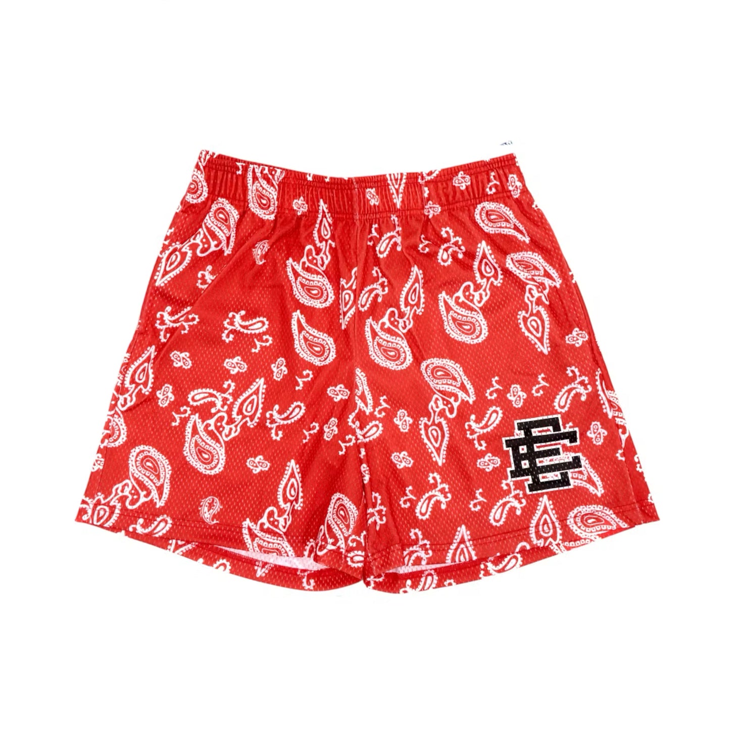 EE shorts red bandana