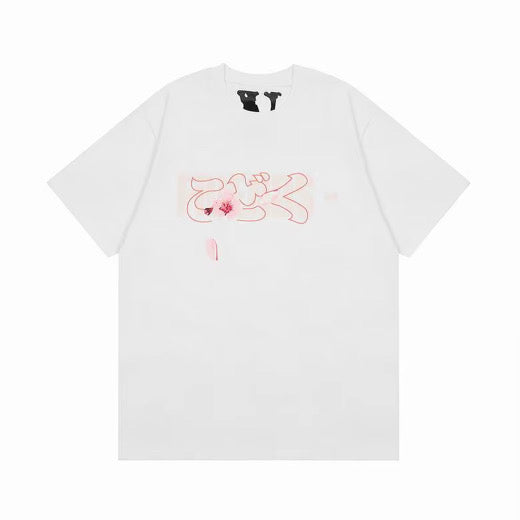 V flowers t shirt white