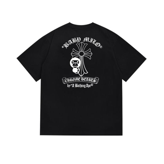 Ape x chrome t shirt black