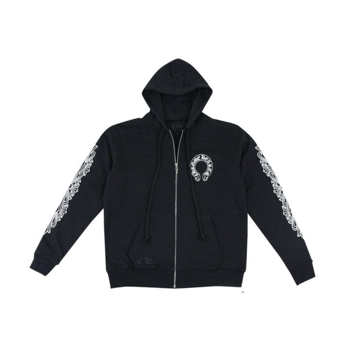 CH zip hoodie black