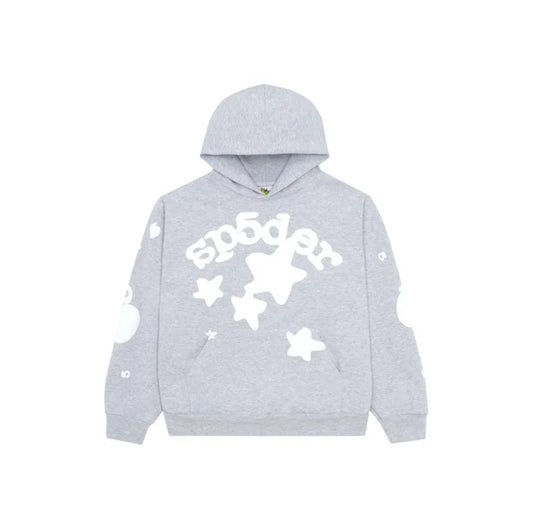 Hoodie stars grey