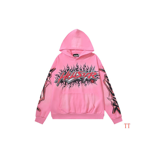 H Star Hoodie pink