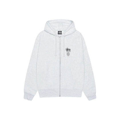 $tusy box logo zip hoodie grey
