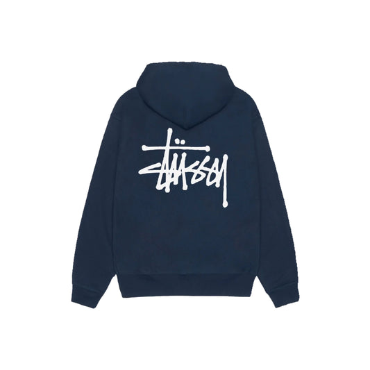 $tusy box logo hoodie dark blue