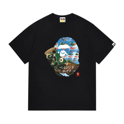 Ape fishes t shirt black