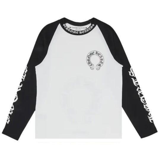 Ch long sleeve black and white