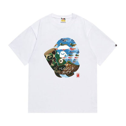 Ape fishes t shirt white