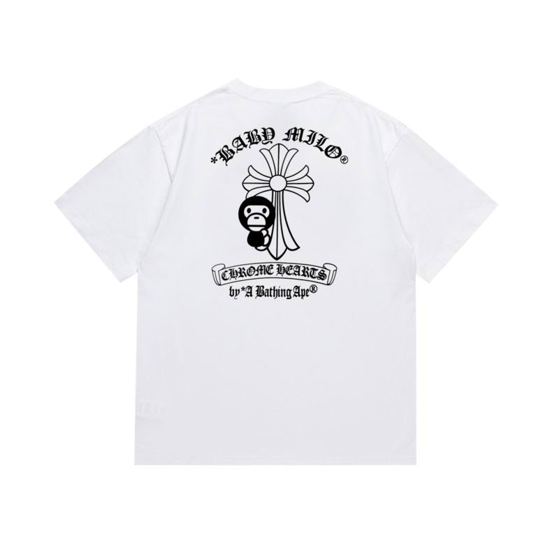 Ape x chrome t shirt white
