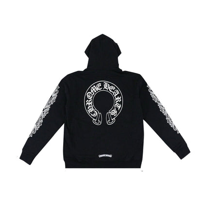 CH zip hoodie black