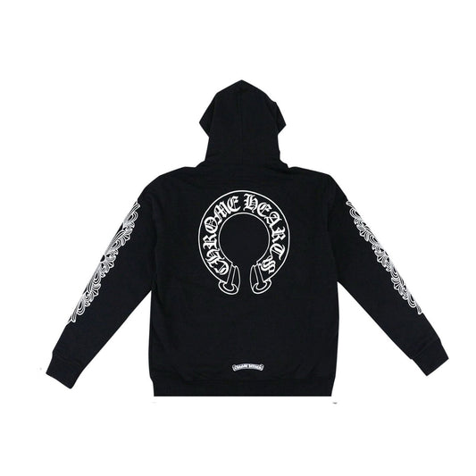 CH zip hoodie black