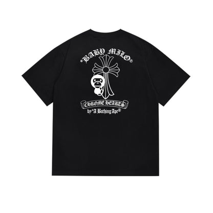 Ape x chrome t shirt black