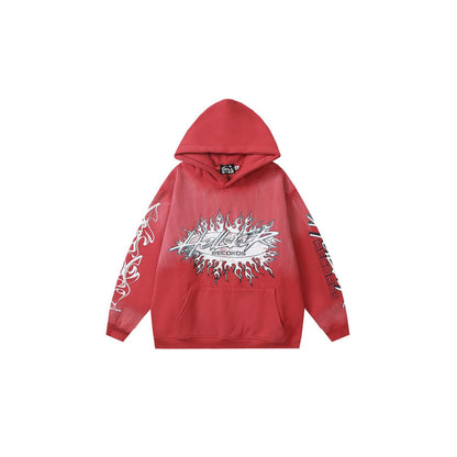 H Star Hoodie red