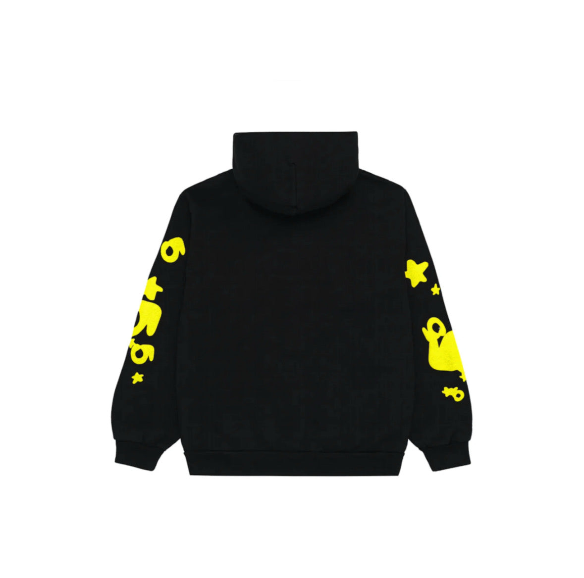 Hoodie stars black and yellow
