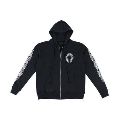 CH zip hoodie black
