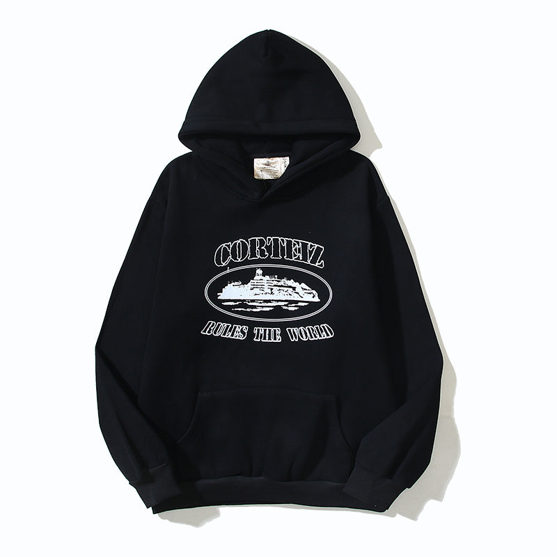 CRTZ logo hoodie black