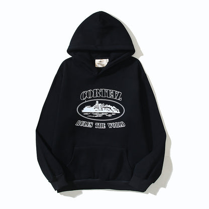 CRTZ logo hoodie black