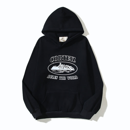 CRTZ logo hoodie black