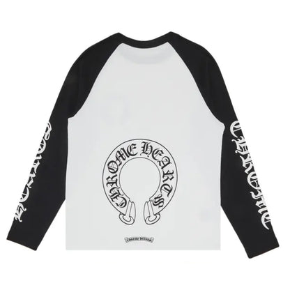 Ch long sleeve black and white