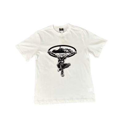 crtz Alcatraz statue t shirt white