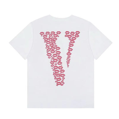 V kiss t shirt white