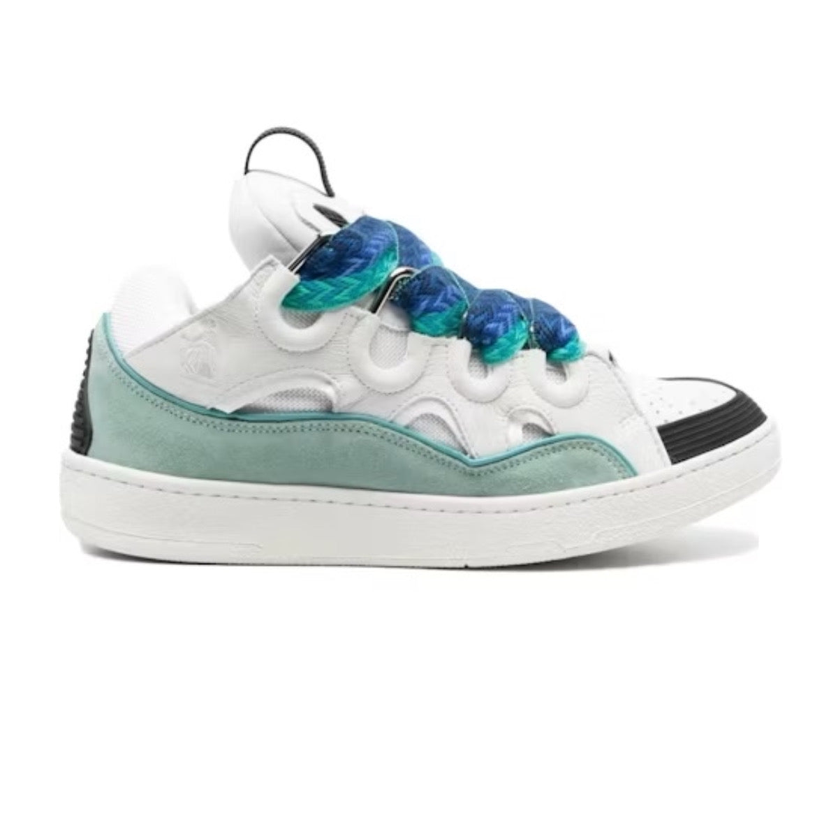 Shoes white and blue