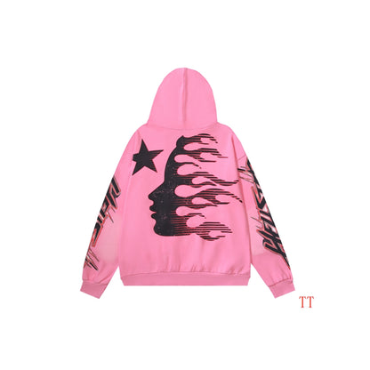 H Star Hoodie pink
