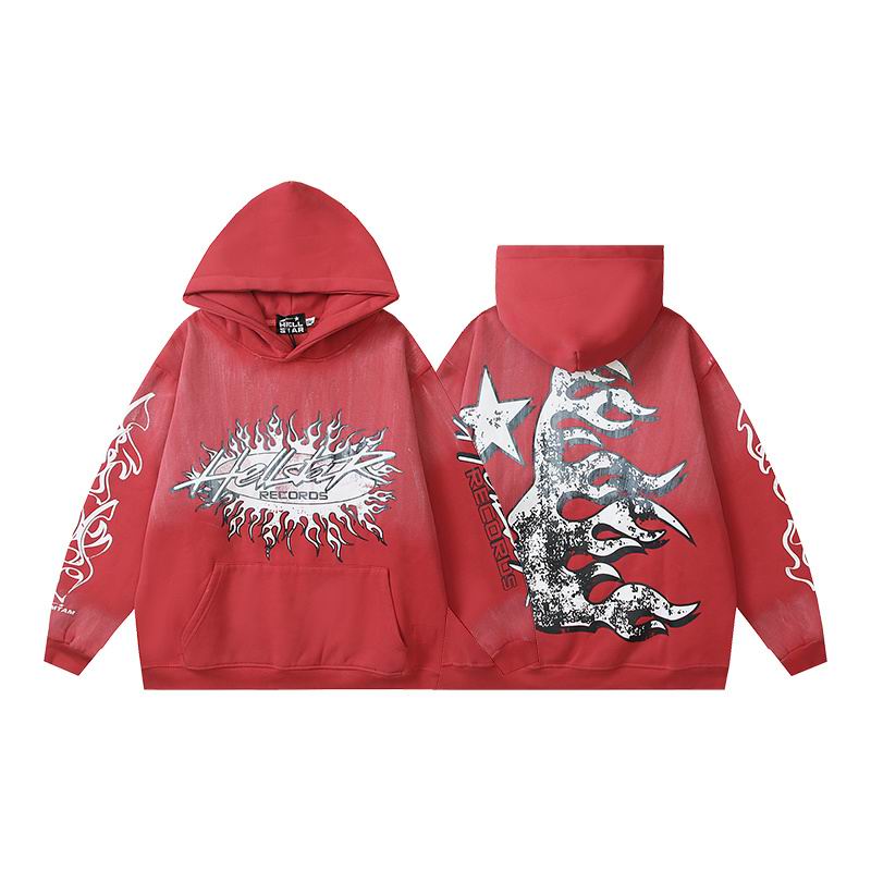H Star Hoodie red
